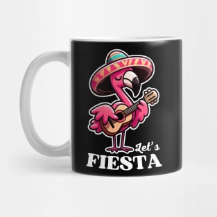 Let's Fiesta Cinco De Mayo Flamingo Funny Women's Mug